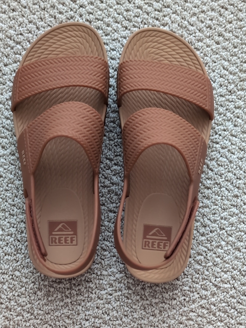 Reef Vista Women's Brown Dual-Strap Slide Sandals